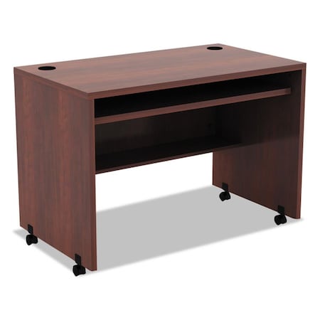 Alera Alera ALEVA204224MC 42 x 24 in. Valencia Series Mobile Workstation Desk - Medium Cherry VA204224MC